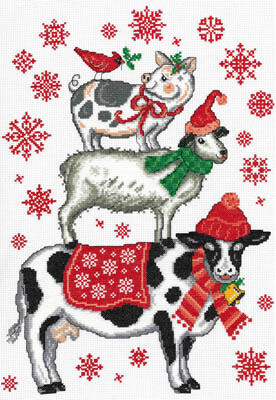 3287K: Holiday Farm Animals Kit