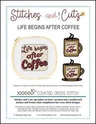 Life Begins After Coffee (wood blank included)