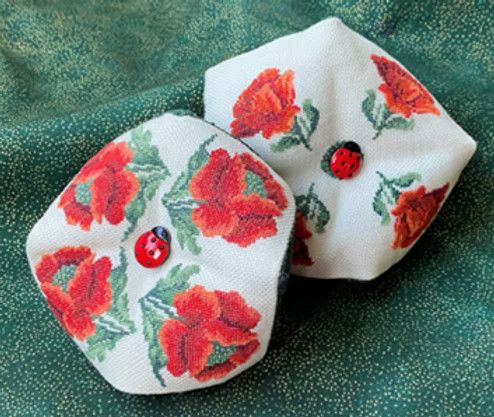 Poppies Biscornu