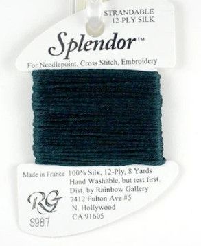 S987: Very Dark Gray Green