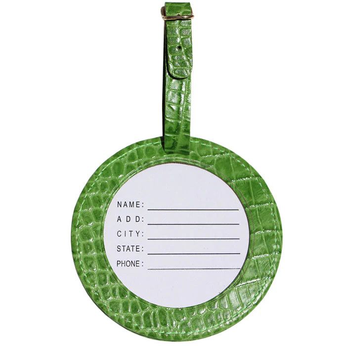 Lee Luggage Tag: Alligator Green