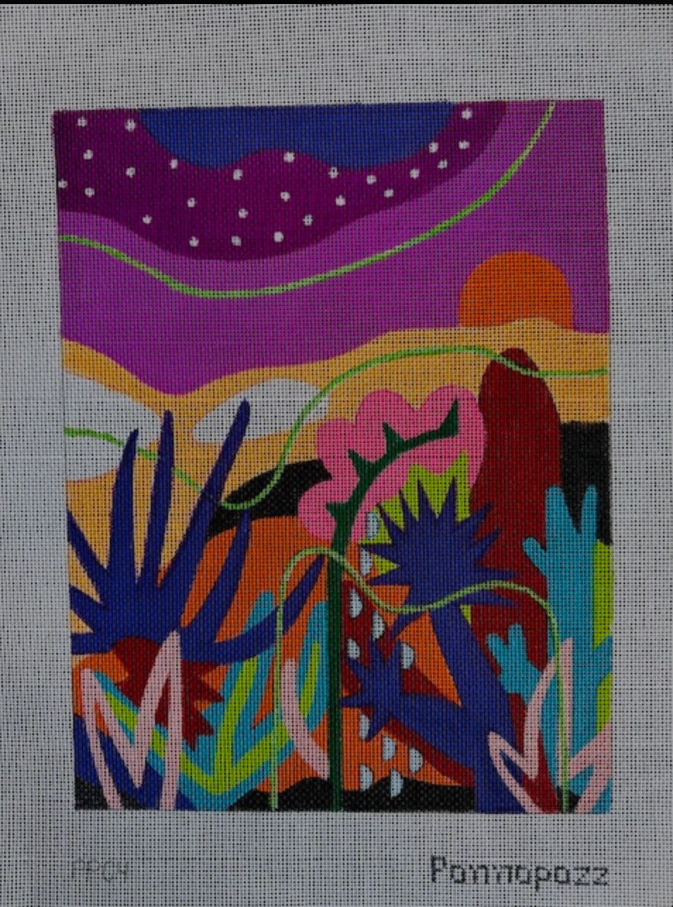 PP04 Purple Desert Plants