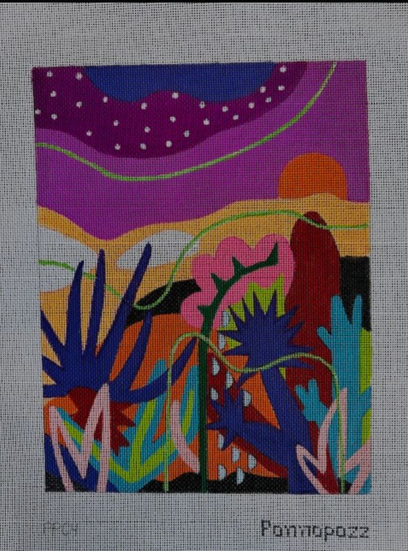 PP04 Purple Desert Plants