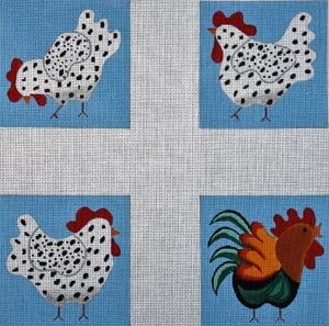 CO-35 Chicken, Chicken, Chicken, Rooster Coasters