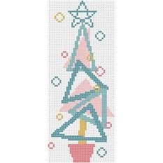 Teal Geometric Tree