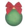 CHR22 Classic Glass Ornament, Green