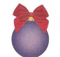 CHR23 Classic Glass Ornament, Purple
