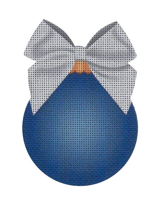 CHR27 Classic Glass Ornament, Cobalt
