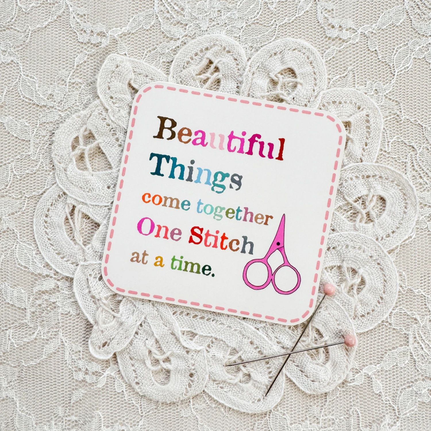 Beautiful Things Come Together Sticker
