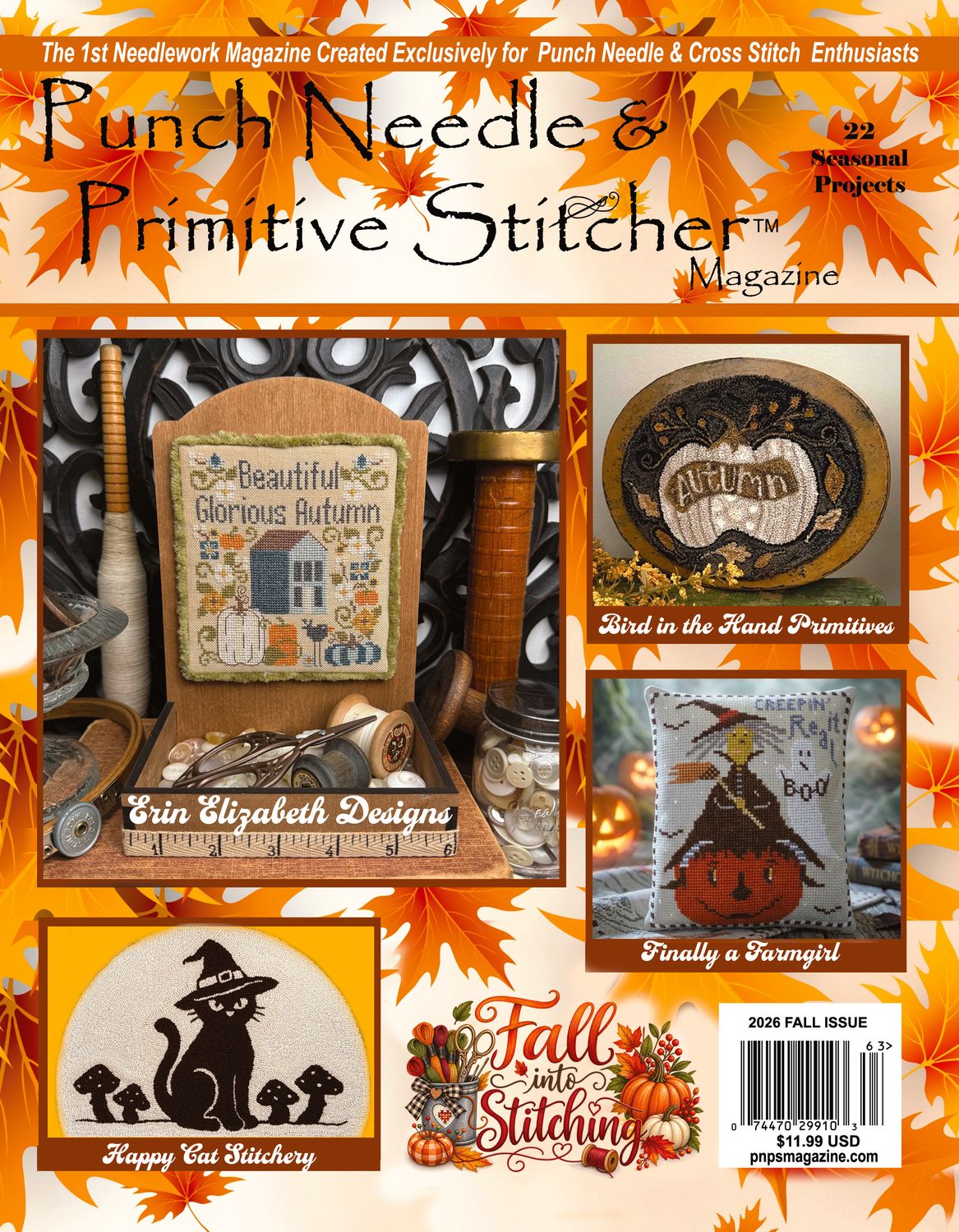 Punch Needle &amp; Primitive Stitcher Mag: 2026 Fall