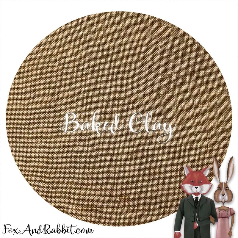 Cashel 28 Ct-Baked Clay: Fat Quarter