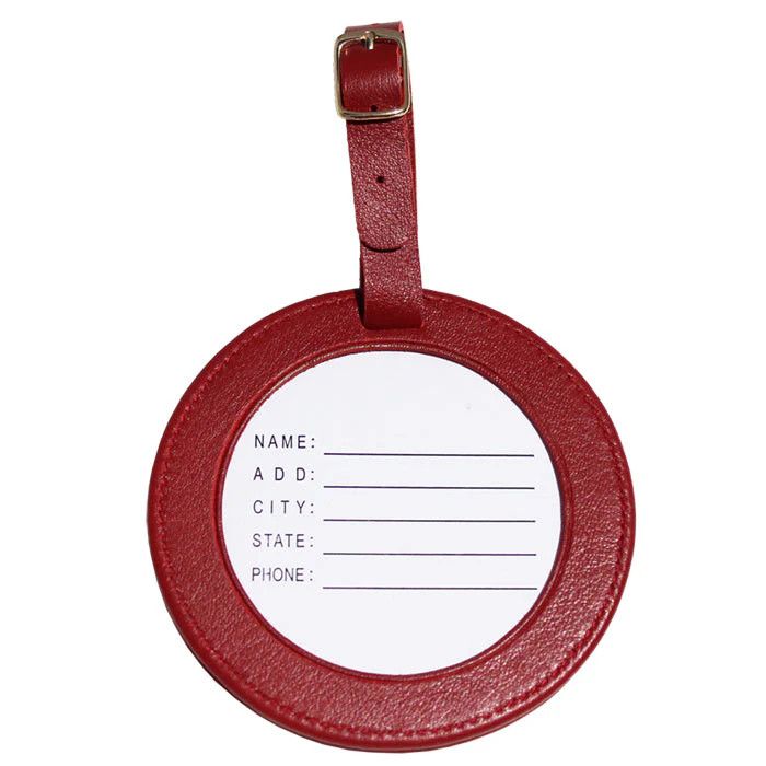 Lee Luggage Tag: Smooth Red