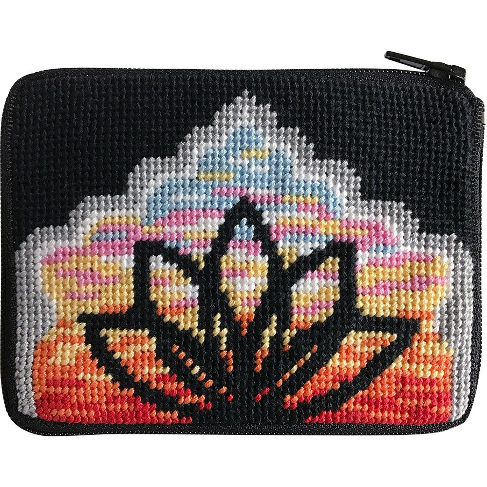 SZ227: Yoga Lotus Coin Purse