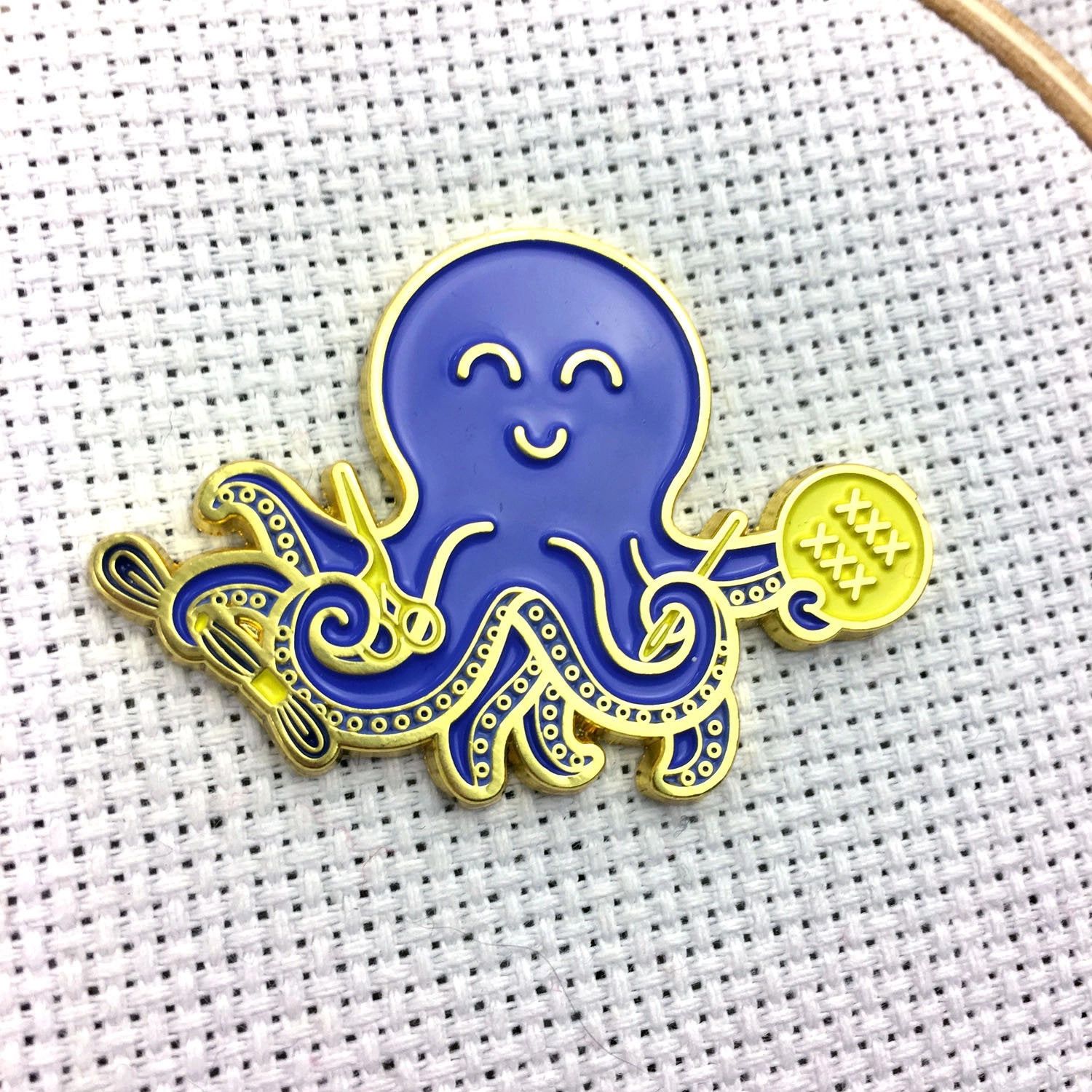 Octopus Needle Minder-Blue