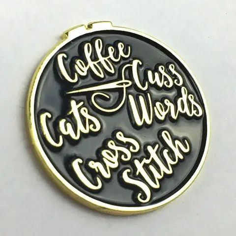 Coffee, Cats, Cuss Words, Cross Stitch