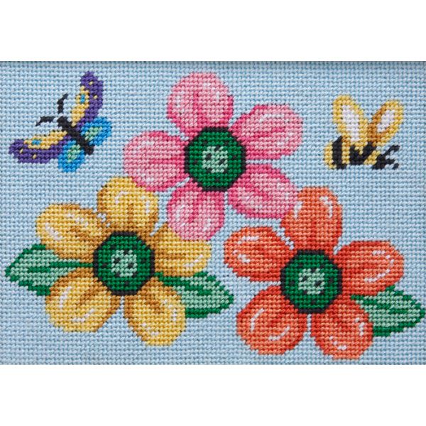 5037: Flowers-Butterfly-Bee Canoodles