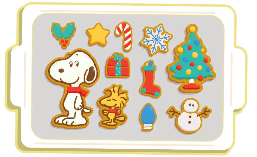 Peanuts Gingerbread Cookie Needle Minder