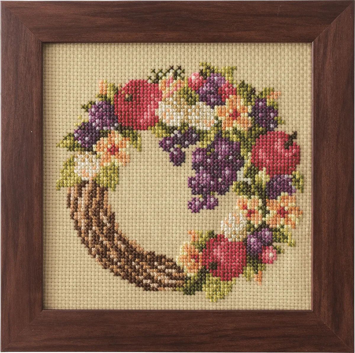 Harvest Wreath Cross Stitch Kit