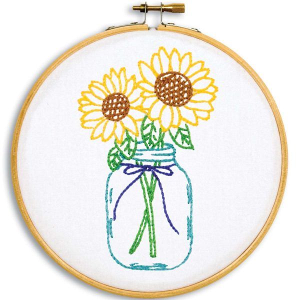 Sunflowers Embroidery Kit