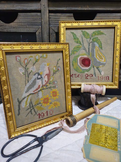 1910 Bird and Pear