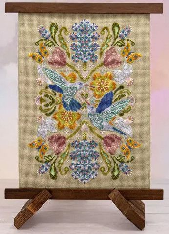 Spring Hummingbird Mandala