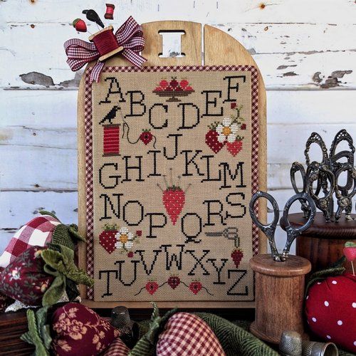 Strawberry Alphabet Sampler