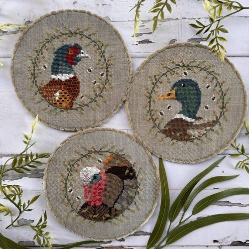 Colorful Birds Trio