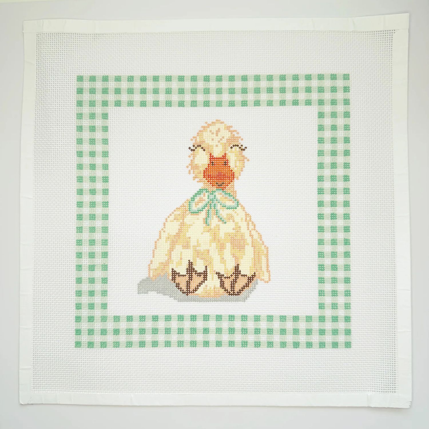 APBA15: Duck Lovey w/Green Gingham