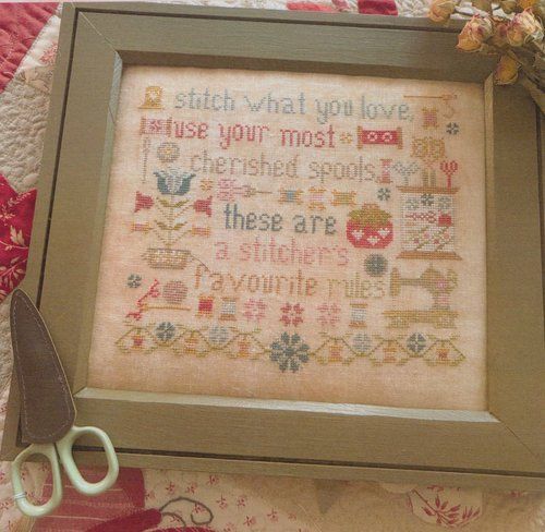 A Stitcher's Rules
