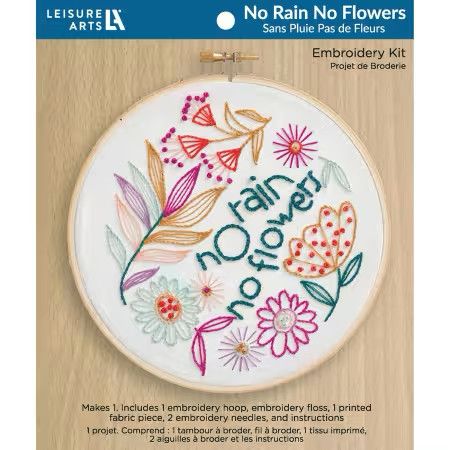 No Rain Embroidery Kit