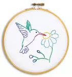 Hummingbird Embroidery Kit