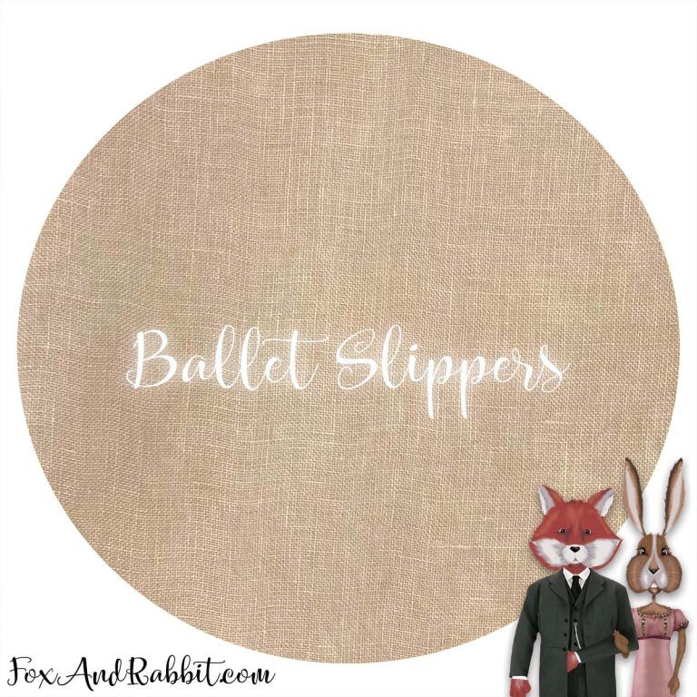 Aida 18 Ct- Ballet Slippers: Fat Quarter