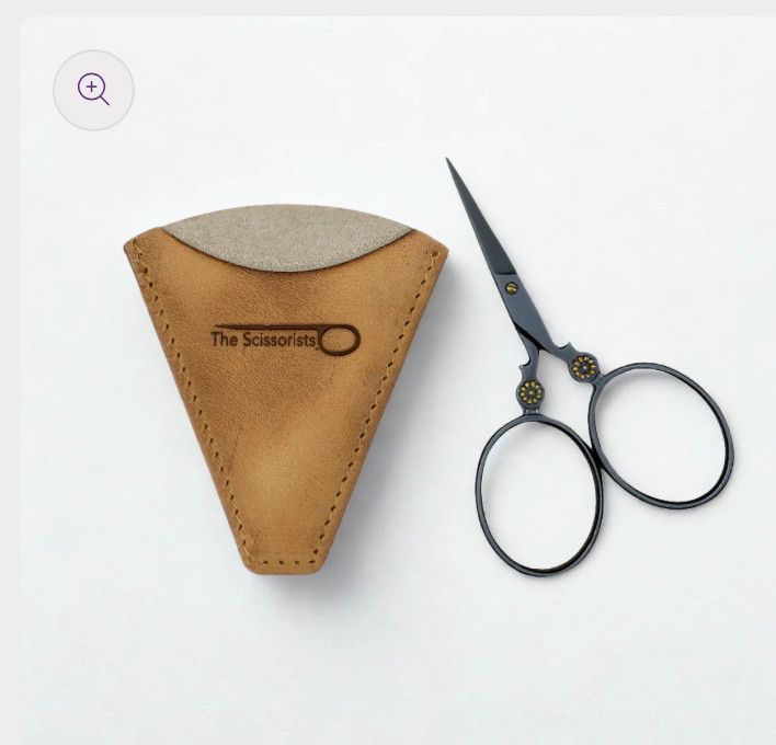 Moon Flower Scissor w/Sheath