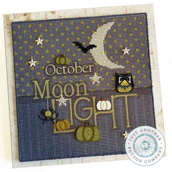 October Moon Perforated Paper Kit w/Buttons