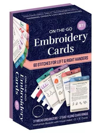 On The Go Embroidery Cards - Set 1