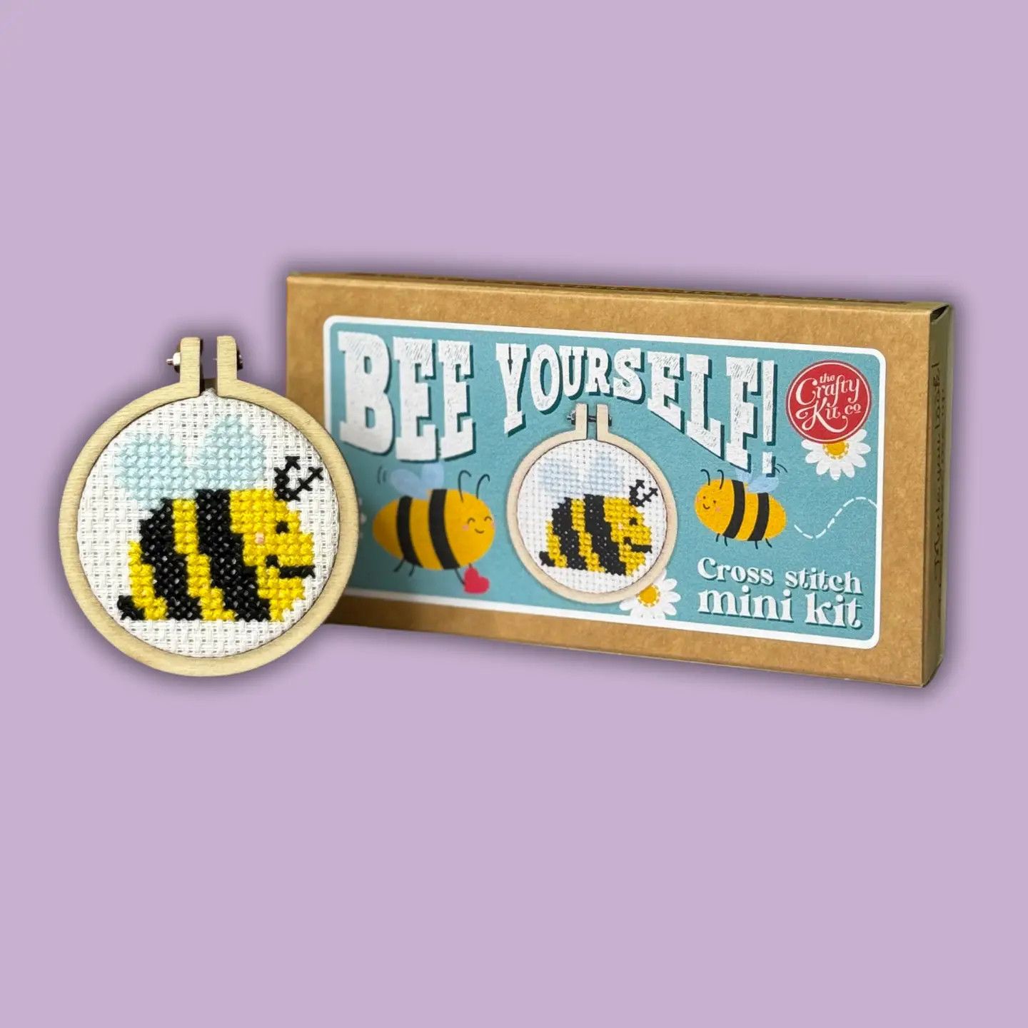 Bee Yourself Mini Cross Stitch Kit