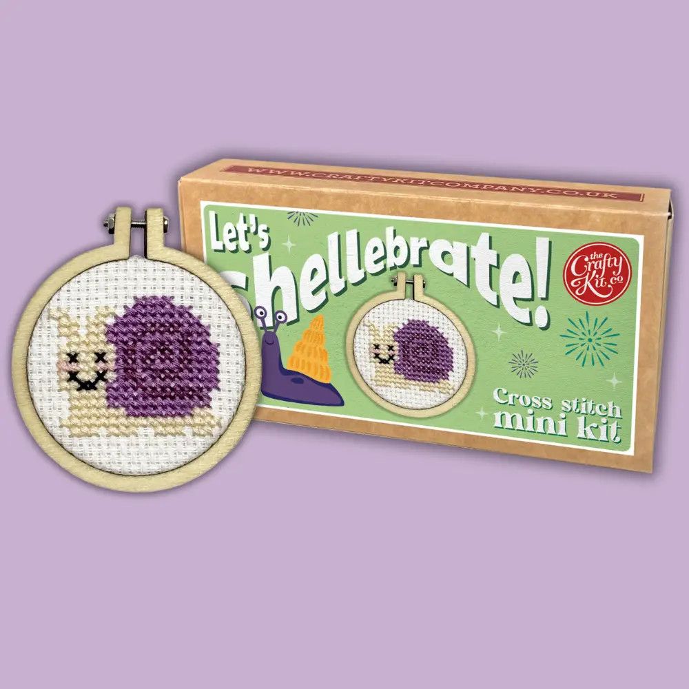 Let's Shellebrate! Mini Cross Stitch Kit