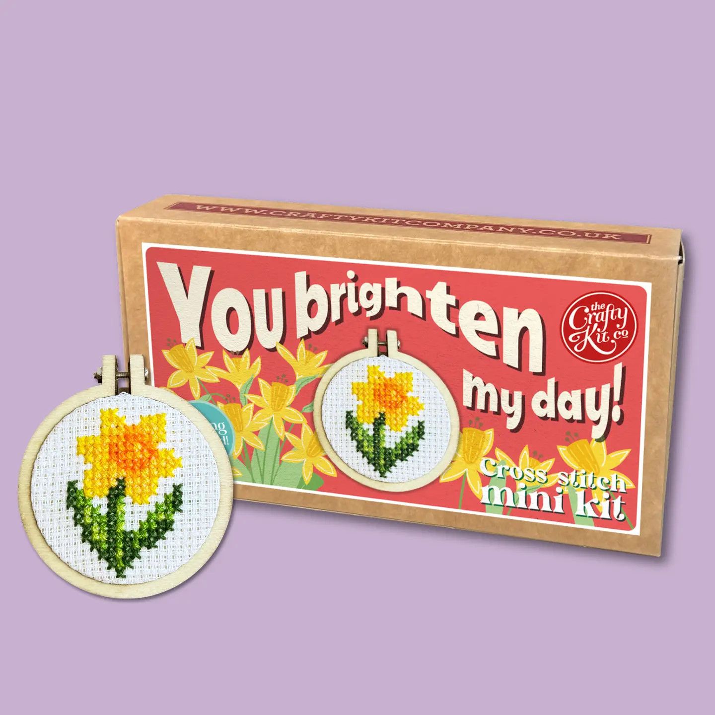 You Brighten My Day! Mini Cross Stitch Kit