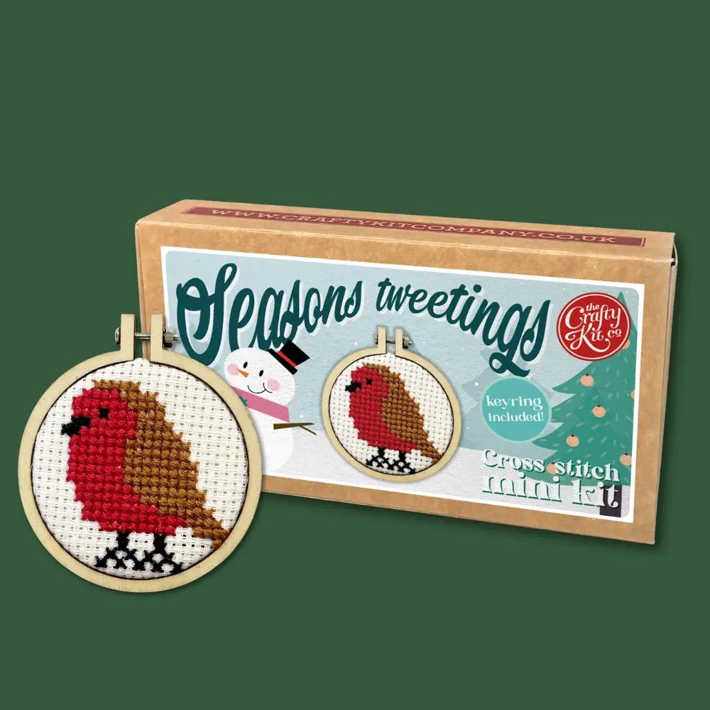 Seasons Tweetings Mini Cross Stitch Kit