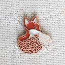 Fox Enamel Needle Minder