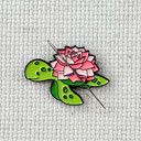 Floral Turtle Needle Minder