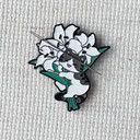 Cat with Lilies Needle Minder