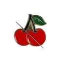 Cherry Enamel Needle Minder