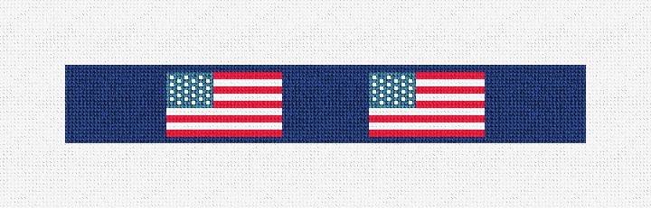 USA Flag Key Fob