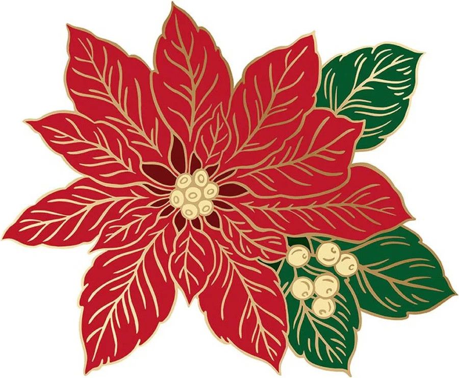 Poinsettia Needle Minder