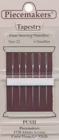 Piecemaker Tapestry Needle: Size 22