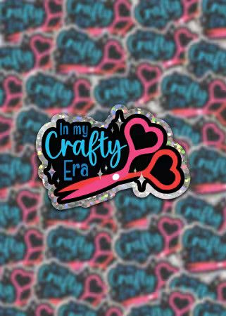 In My Crafty Era Sticker
