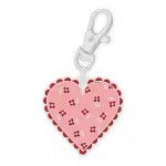 Happy Heart Enamel Bag Charm