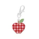Autumn Apple Enamel Bag Charm