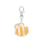 Happy Bee Enamel Bag Charm